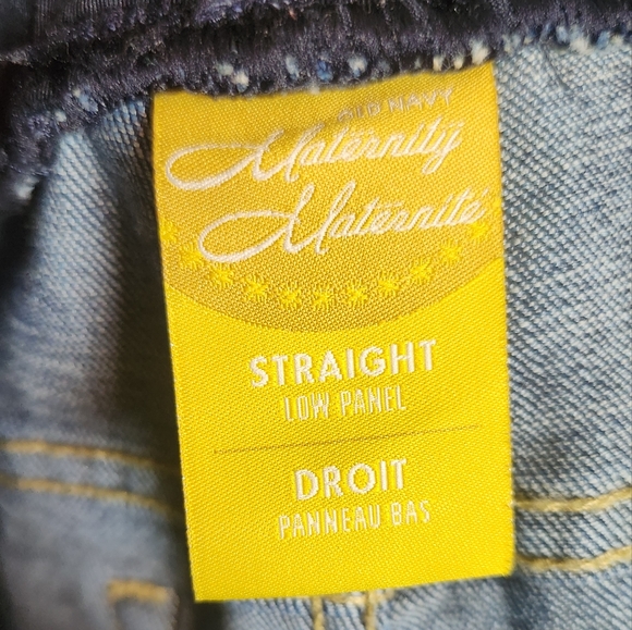 Old Navy Maternity Straight Denim Size 4 - Picture 5 of 6